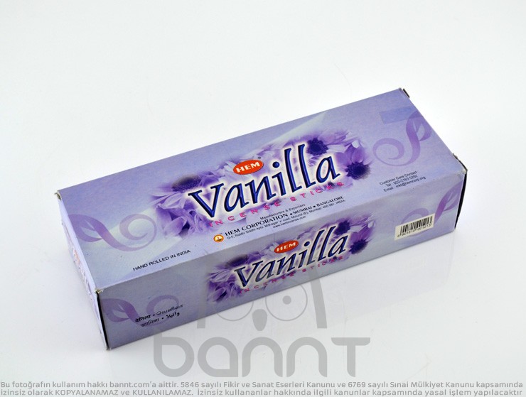 Vanilla ( Vanilya ) Tütsü Vanilla ( Vanilya ) Tütsü