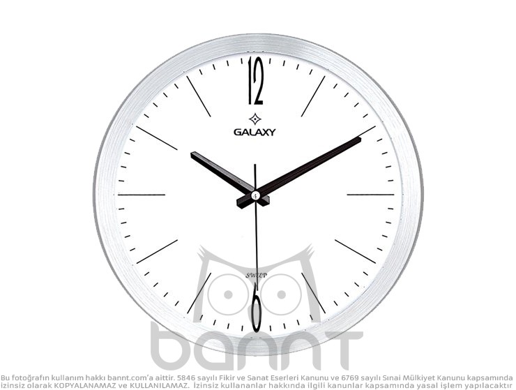 Alüminyum Duvar Saati (30cm) m2161 Alüminyum Duvar Saati (30cm) m2161