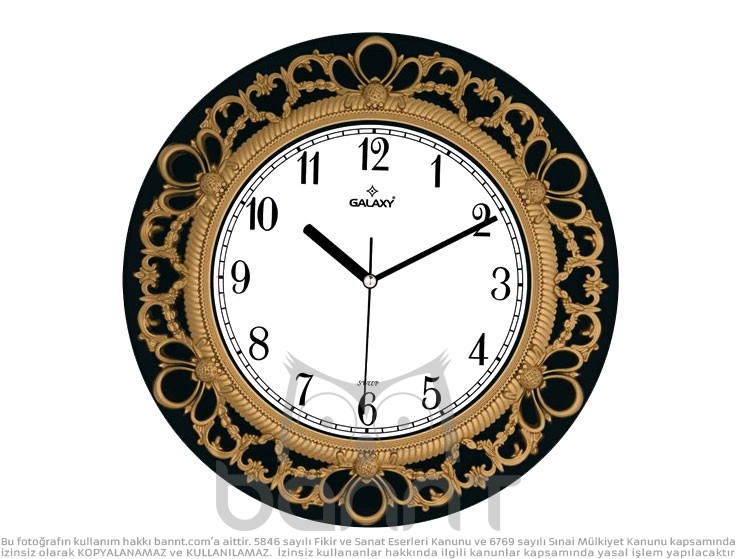 Desenli Duvar Saati (35cm) 86a Desenli Duvar Saati (35cm) 86a