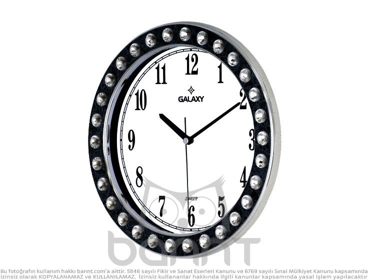 Metalize Duvar Saati (30cm) 101b Metalize Duvar Saati (30cm) 101b
