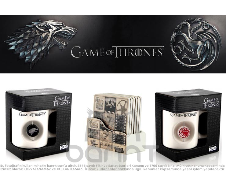 Game Of Thrones House Kupa Bardak Seti Game Of Thrones House Kupa Bardak Seti