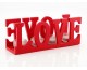 Love Tasarımlı Ahşap Mumluk Love Tasarımlı Ahşap Mumluk
