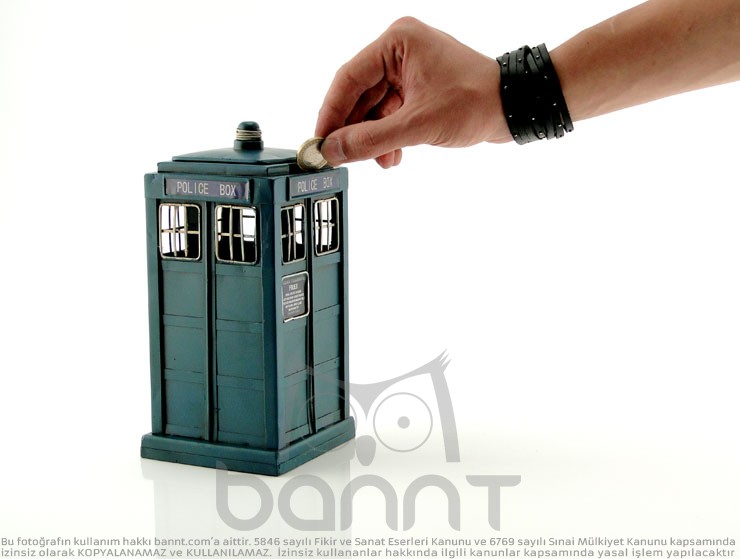 Tardis The Blue Box Metal Kumbara Tardis The Blue Box Metal Kumbara