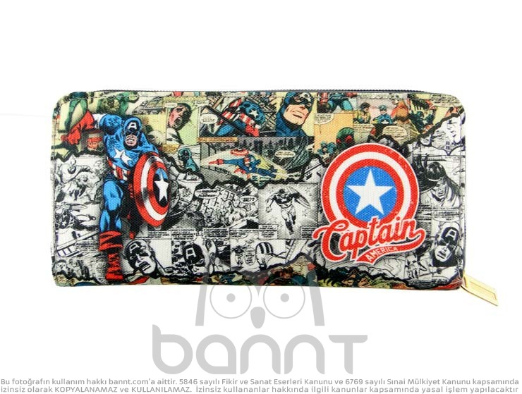 Captain America Cüzdan Captain America Cüzdan