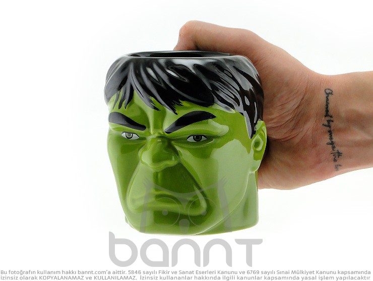 Hulk 3D Kupa Bardak Hulk 3D Kupa Bardak