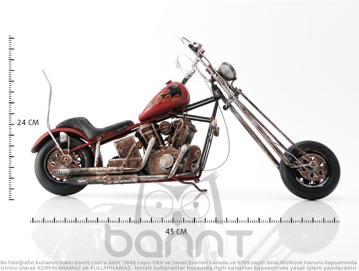 Chopper Metal Motosiklet Mc10