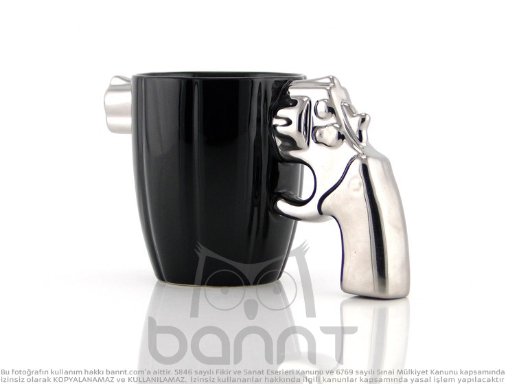 Gun Mug 3D Kupa Bardak