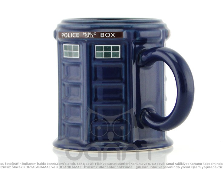 Doctor Who 3D Tardis Kupa Bardak Seti