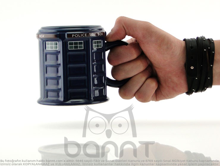 Doctor Who 3D Tardis Kupa Bardak Seti