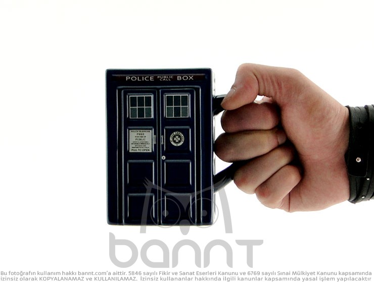 Doctor Who 3D Tardis Kupa Bardak Seti