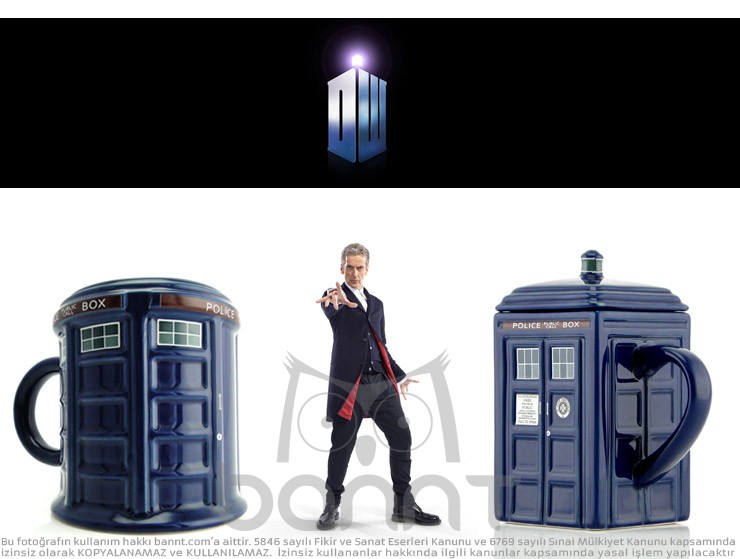 Doctor Who 3D Tardis Kupa Bardak Seti