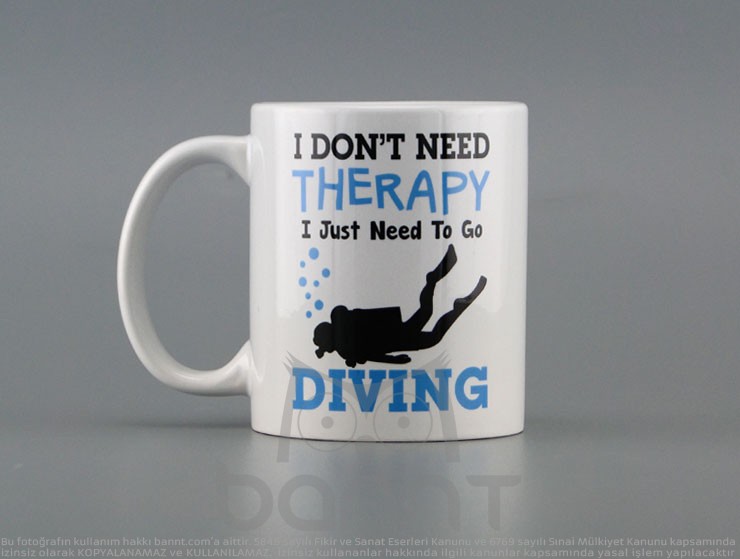 Scuba Diving Therapy Kupa Bardak