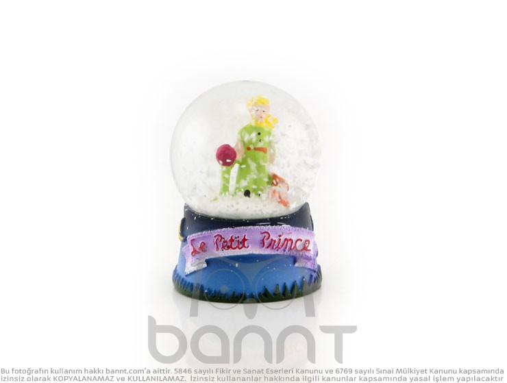Le Petit Prince Kar Küresi (ışıklı)