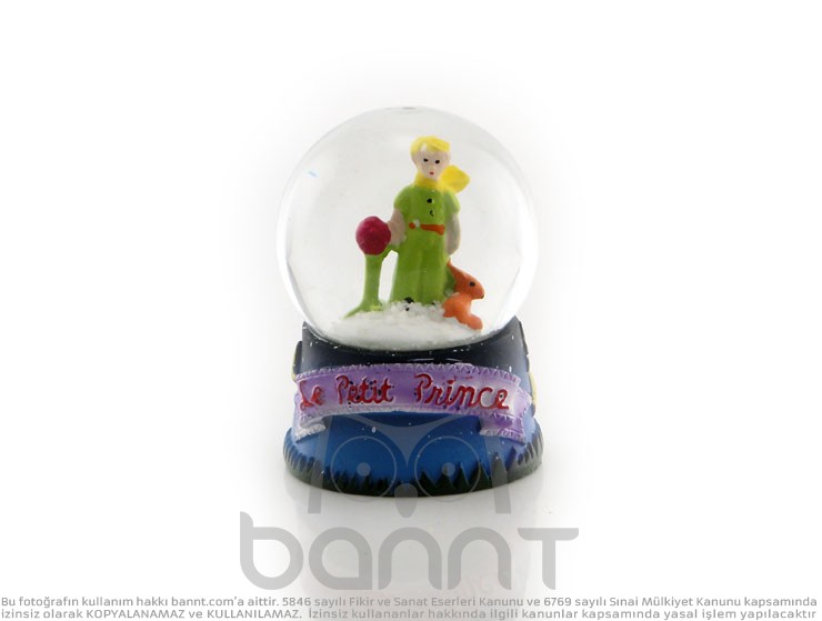 Le Petit Prince Kar Küresi (ışıklı)