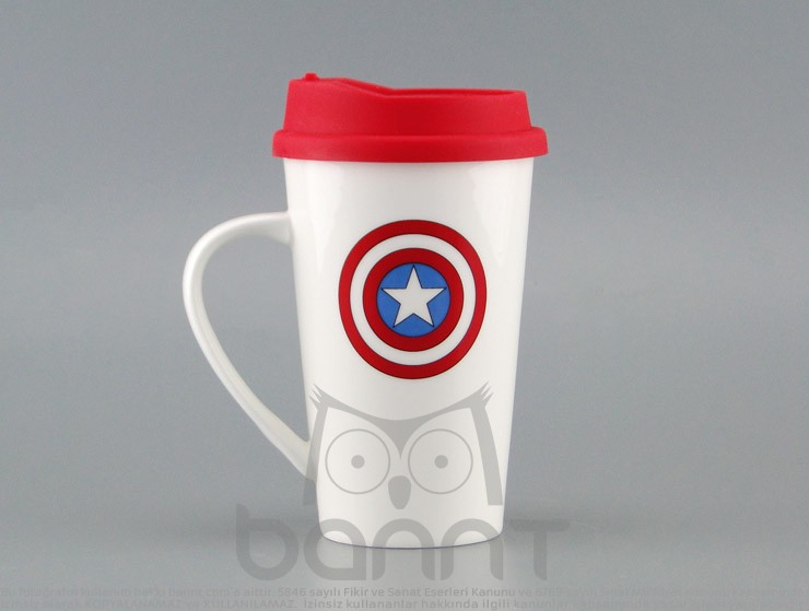 Captain America Kupa Bardak (Büyük)