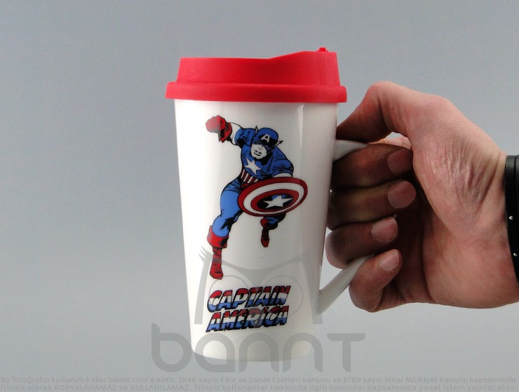 Captain America Kupa Bardak (Büyük)
