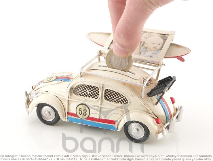 Beetle Classic Fotoğraf Çerçeveli Kumbara II Beetle Classic Fotoğraf Çerçeveli Kumbara II