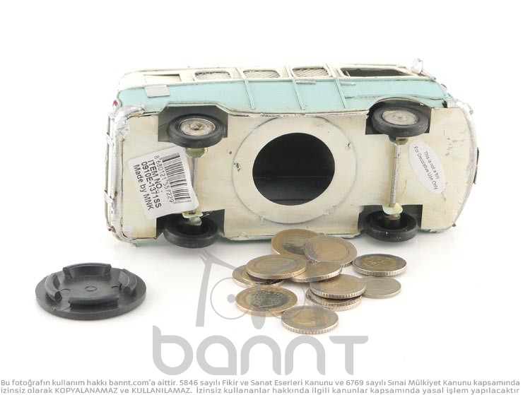 Camper Van Fotoğraf Çerçeveli Kumbara Camper Van Fotoğraf Çerçeveli Kumbara