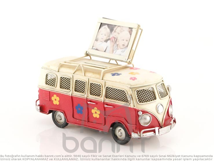 Camper Van Fotoğraf Çerçeveli Kumbara II Camper Van Fotoğraf Çerçeveli Kumbara II