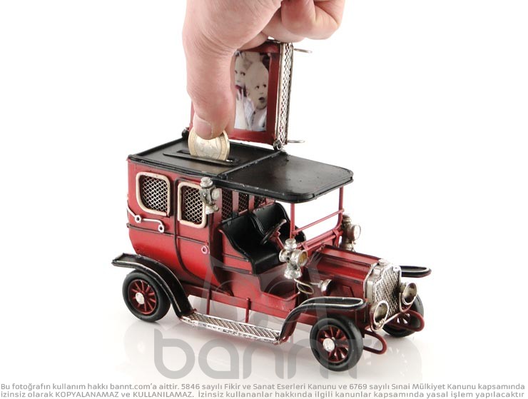 Vintage Limousine Fotoğraf Çerçeveli Kumbara Vintage Limousine Fotoğraf Çerçeveli Kumbara