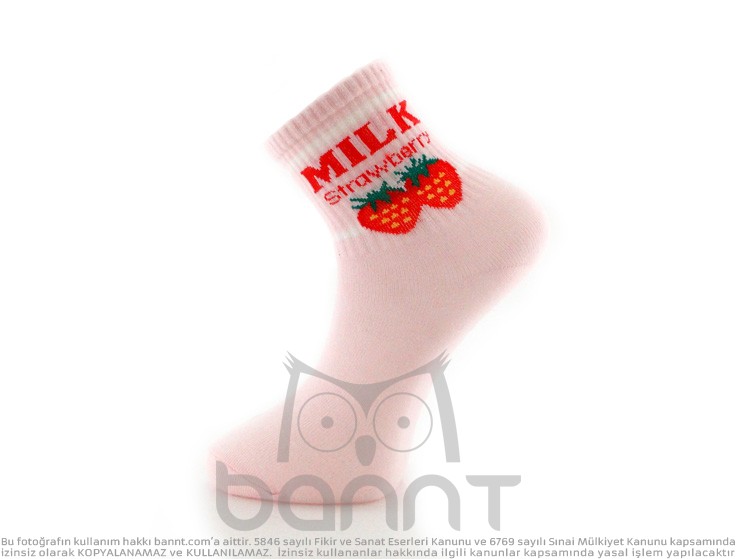 Milk Çorap (Çilek)