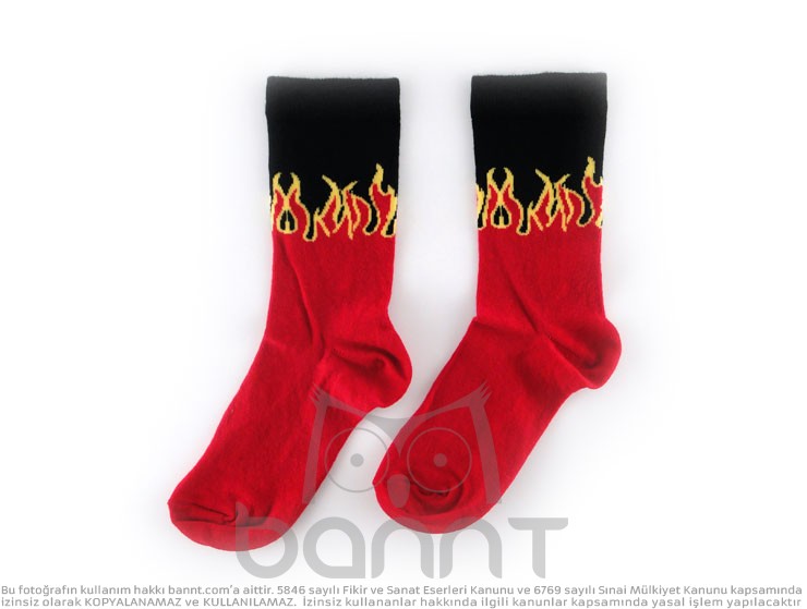 Fire Çorap (Kırmızı)