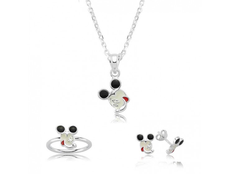 Gümüş Miki Mouse Çocuk Seti Gümüş Miki Mouse Çocuk Seti