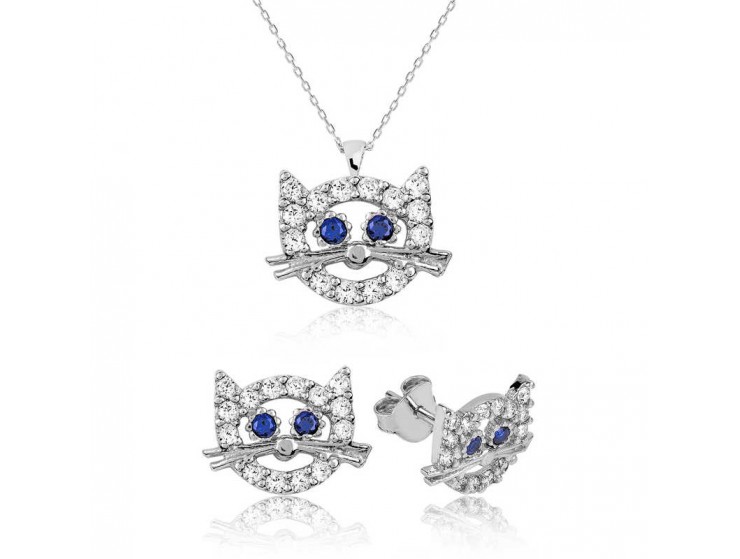 Gümüş Kedi Çocuk Set Gümüş Kedi Çocuk Set