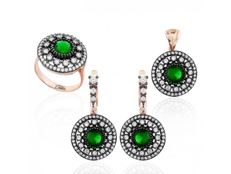 Gümüş Elmas Model Bayan Set Gümüş Elmas Model Bayan Set