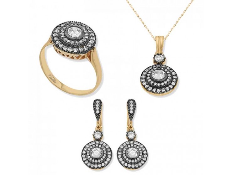 Gümüş Elmas Model Bayan Set Gümüş Elmas Model Bayan Set