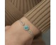 Gümüş Aquamarine Bileklik Gümüş Aquamarine Bileklik