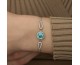 Gümüş Aquamarine Bileklik Gümüş Aquamarine Bileklik