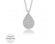 Swarovski Taşlı Gümüş Damla Bayan Kolye Swarovski Taşlı Gümüş Damla Bayan Kolye