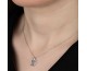 Swarovski Taşlı Gümüş Melek Kolye Swarovski Taşlı Gümüş Melek Kolye