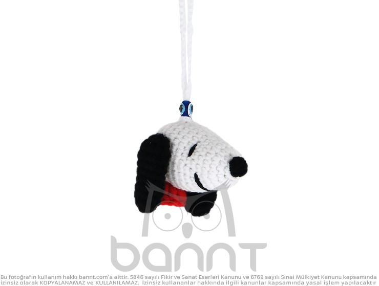 El Örgüsü Snoopy Araba Süsü 