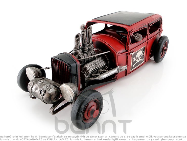 Hot Rod Metal Araba