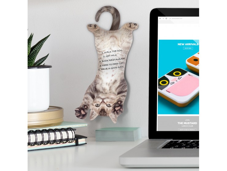 Mustard Cat Asılabilir Notluk
