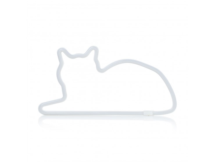 Mustard Sitting Cat Led Işık