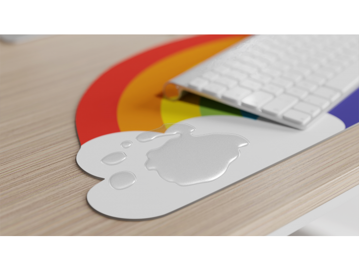 Mustard Rainbow Mousepad