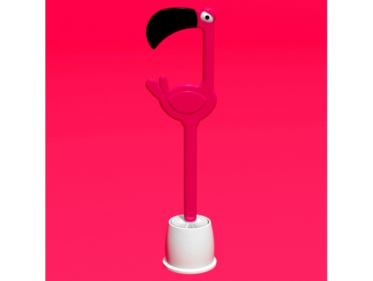 Flamingo Klozet Fırçası