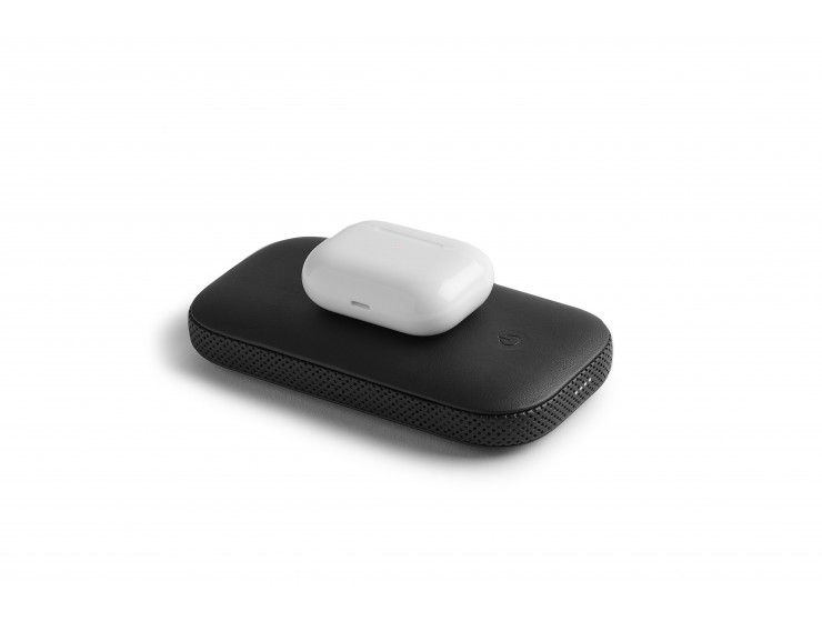 Lexon Powersound Deri Kablosuz Şarj Cihazı ve Bluetooth Hoparlör- Siyah Lexon Powersound Deri Kablosuz Şarj Cihazı ve Bluetooth Hoparlör- Siyah