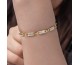 Gümüş Gold Baget Taşlı Kadın Bileklik Gümüş Gold Baget Taşlı Kadın Bileklik