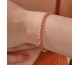Gümüş Rose Pullu Zincir Kadın Bileklik Gümüş Rose Pullu Zincir Kadın Bileklik