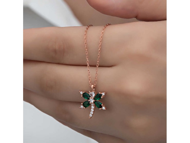 Gümüş Rose Yusufçuk Kadın Kolye Gümüş Rose Yusufçuk Kadın Kolye
