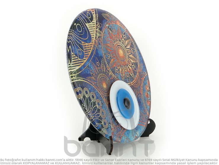 Güneş Masa Üstü Füzyon Cam Nazarlık 16cm Güneş Masa Üstü Füzyon Cam Nazarlık 16cm