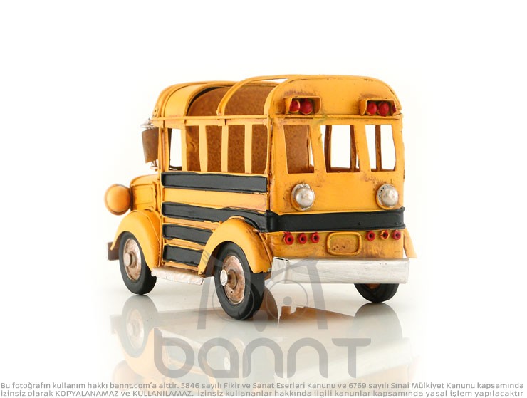 Retro School Bus Kalemlik Retro School Bus Kalemlik