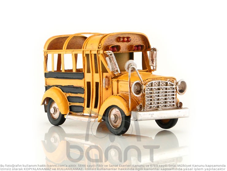 Retro School Bus Kalemlik Retro School Bus Kalemlik