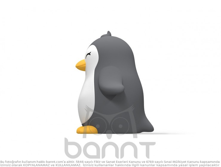 Dhink Silikon Şarjlı Gece Lambası Penguen Dhink Silikon Şarjlı Gece Lambası Penguen