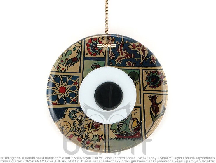 Altın Varaklı Dökme Cam Nazar Boncuğu Altın Varaklı Dökme Cam Nazar Boncuğu