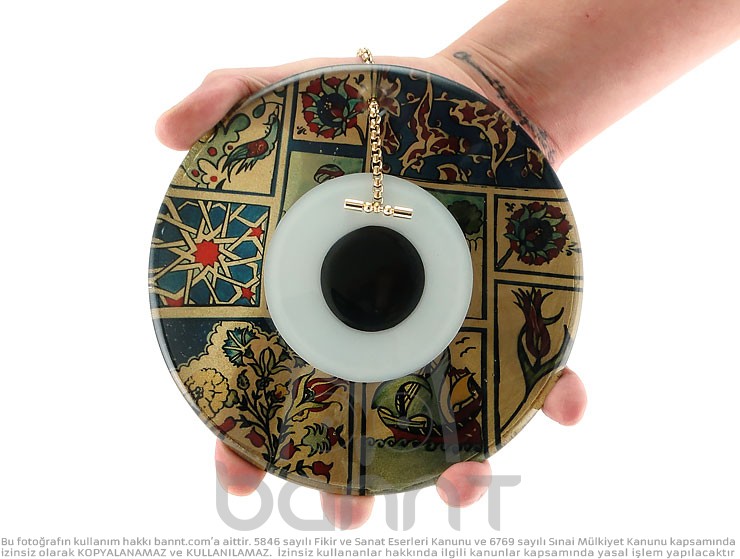 Altın Varaklı Dökme Cam Nazar Boncuğu Altın Varaklı Dökme Cam Nazar Boncuğu